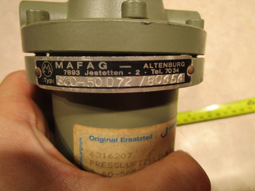 Mafag S60-50d72/80464 Pneumatic Air Cylinder, N0226 Bbz