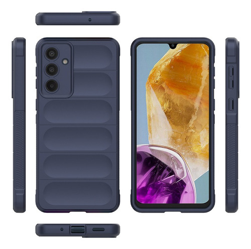 For Samsung Galaxy M55 5g Microfiber Lining Soft Slim Case