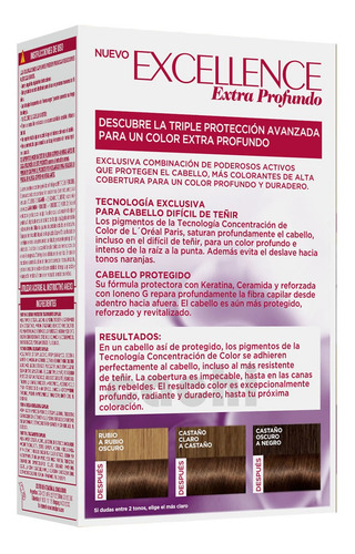 Tinta Loreal Excellence Extra Profundo Chocolate Profundo677