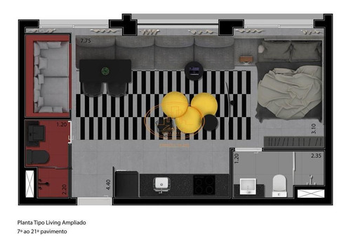 Apartamento Com 1 Dormitório(s) Localizado(a) No Bairro Perdizes Em São Paulo / São Paulo - 3043:906304