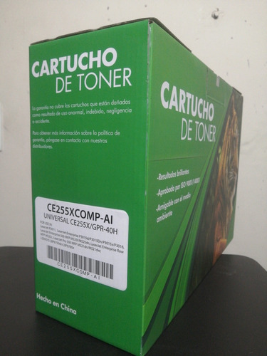 Kit 10 Toner Compatible Con 55x Ce255x P3015 M521 Generico