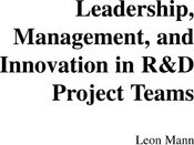 Libro Leadership, Management, And Innovation In R&d Proje...