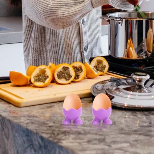 5 Portavasos De Silicona Para Huevos Cocidos (rando)
