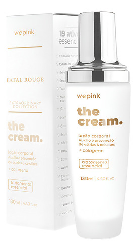Hidratante Loção Corporal Wepink The Cream Fatal Rouge 130ml