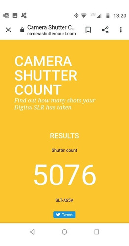 Sony A65 Lente 18-55 5k Cliks Caixa E Acessórios