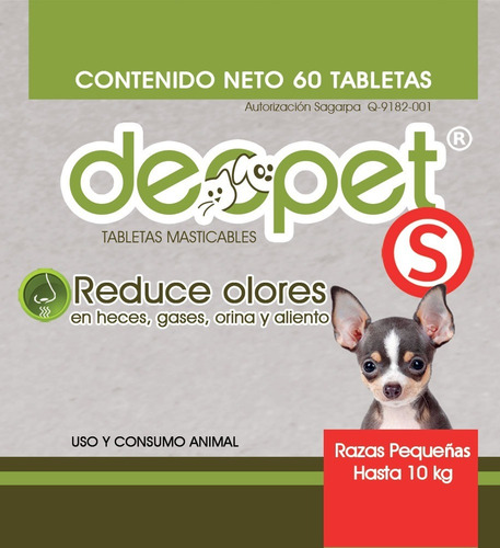 Imagen 3 de 5 de Deopet S Premios Para Perro: Reducen Malos Olores