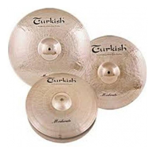 Set De Platillos Turkish Ep-set1 14+16+20+funda Euphonic
