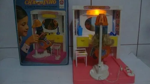 Mattel - Antigo e colecionável Salão de Beleza da BARBIE da Estrela - Anos  80 