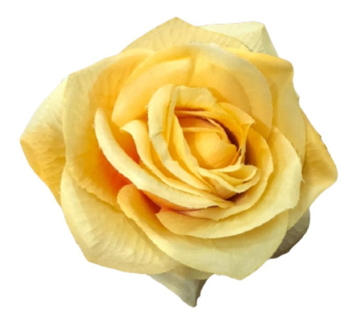 Imagem 2 de 2 de Buquê De Rosas X9 55cm - Amarelo Outono