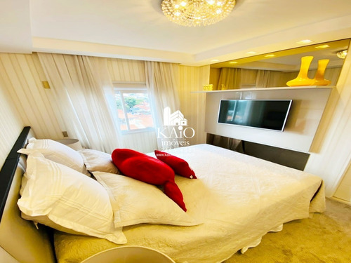Imagem 20 de 21 de Apartamento Todo Mobiliado 116m² 2 Suites Ar Condicionado Varanda Gourmet 2 Vagas