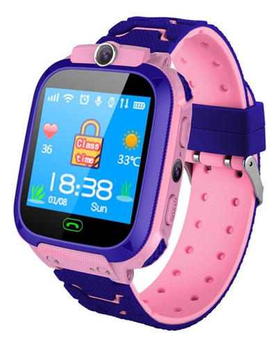 Reloj Inteligente Q12b Para Niños Con Linterna De Cámara Gps