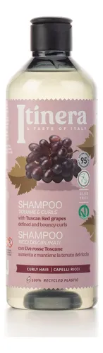Itínera Itinera Volume & Curls Shampoo Con Uvas Rojas Toscan