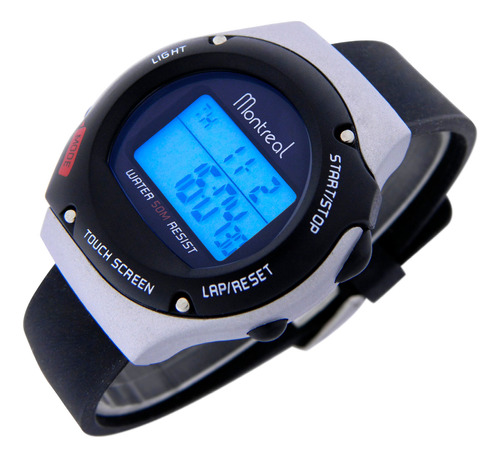 Reloj Montreal Digital Ml1700 Crono Cta Regresiva Luz Alarma