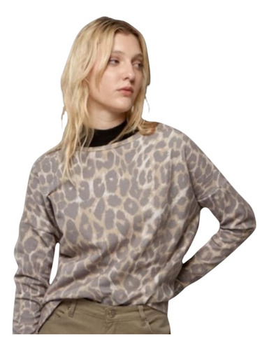 Buzo Doja Leochill Animal Print Mujer. 