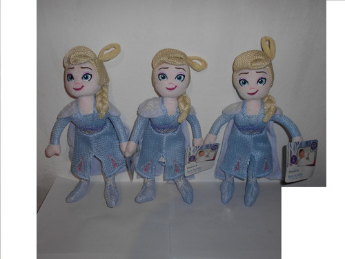 Peluche Elsa De Frozen 2 Para Baño De Disney 31 Cms C/u