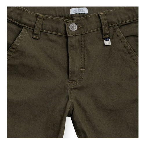 Audaz Short Niño Con Ajuste En La Cintura Verde