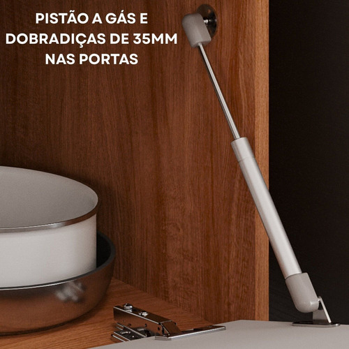 Cozinha Modulada 4 Peças Com Torre Quente Para Forno Ge