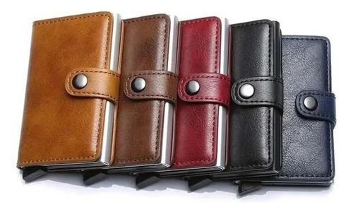Tarjetero Para Tarjetas De Crédito Con Cierre Tipo Cartera P