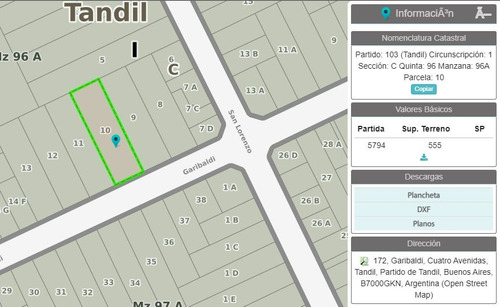 Lote P/desarrollo Inmobiliario Semicentro - Tandil