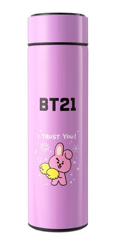 Thermos Copa Niña Corea Bts Kpop Bt21 Control De Temperatura