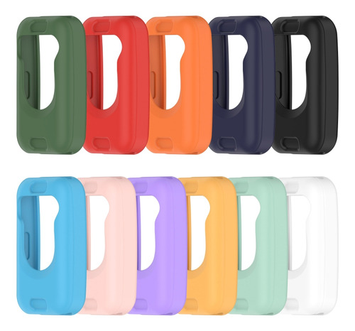 Funda De Reloj De Silicona Negra Para Huawei Band 9/9 Nfc/8/