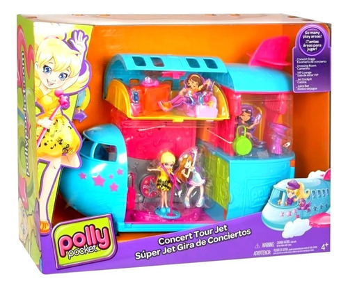 Polly Pockets Avión Gira De Conciertos N.u.e.v.o.+regalo (Usado)