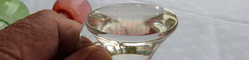 Monijor62-antigua Coleccion Cristal Murano 4 Chupitos Vasito (Usado)