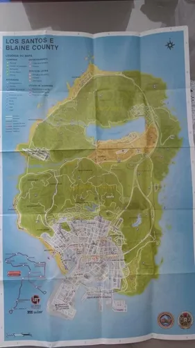 Mapa Gta 5 Ps3 Excelente Estado