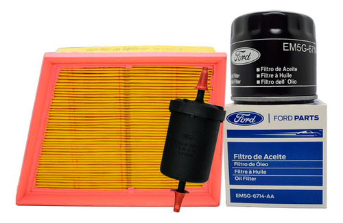 Kit 3 Filtros Aceite + Aire + Combustible Ford Ecosport 2.0 