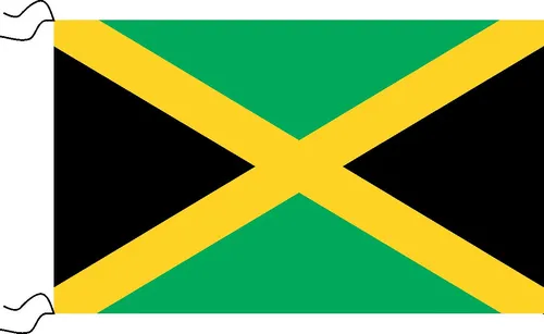 Bandera De Jamaica Estampada De 150 X 90 Cm