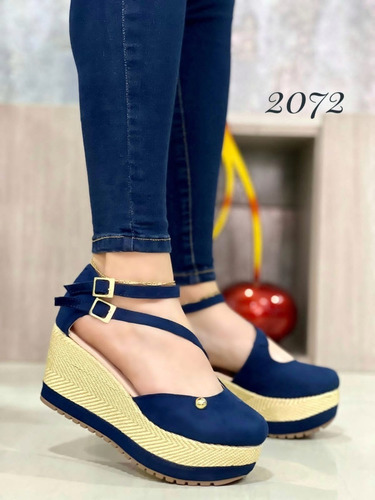 Imagen 4 de 8 de Sandalias Sueco Yuten Plataforma Canasta Moda Colombiana