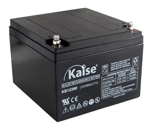 Bateria Kaise 12v 26a Sistema De Seguridad Sensores Y+ Febo