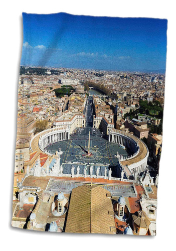 3d Rose Square Vista Desde La Cúpula De La Basílica De San P