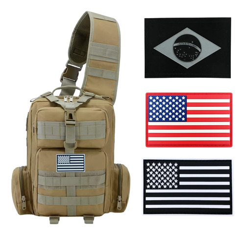 Bandeira Do Brasil Eua Emborrachada Patch Adesivo Velcro 3d Cor Preto