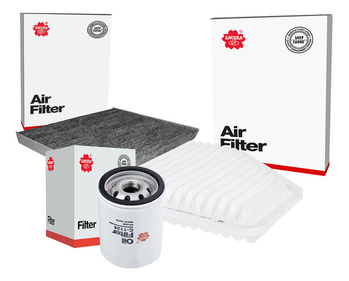 Kit Filtro Aceite Aire Cabina Toyota Corolla Xrs 2.4 L4 2011