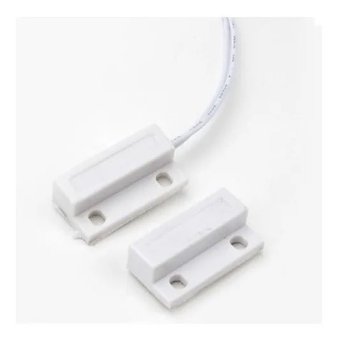 Sensor Magnetico Plastico Superficial Puerta Ventana Blanco