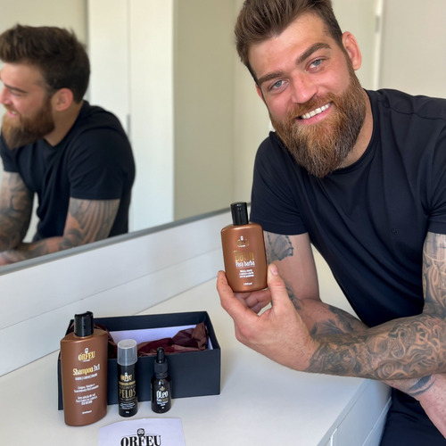 Produto Cresce Barba E Sobrancelha Orfeu Resultados Visíveis Amadeirado