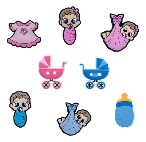 100 Distintivos De Baby Shower Pines Broches Recuerdos