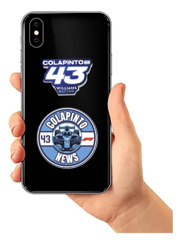 Calcos Stickers - Casco Termo - F1 Colapinto