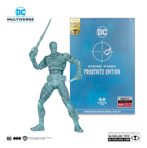 Figura 7 Dc Multiverse - Deathstroke (dc Rebirth)(frostbite)(gold Label)