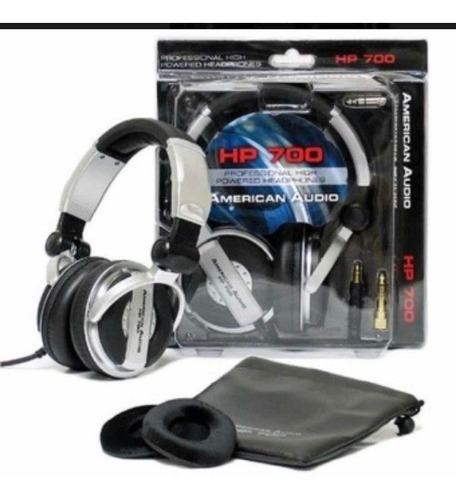 American Audio Hp700 Auriculares Profesionales De Dj Plegabl