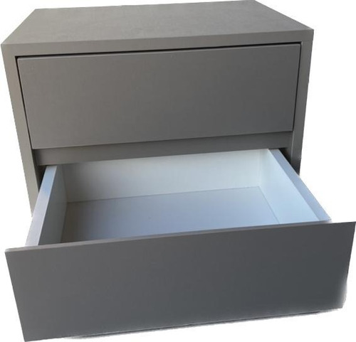 1 Mesa De Cabeceira C/gaveta 100% Mdf Montado Gianduia 30cm