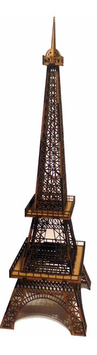 Torre Eiffel 1.50 Metros De 6mm De Esp Madera Rompecabeza 3d