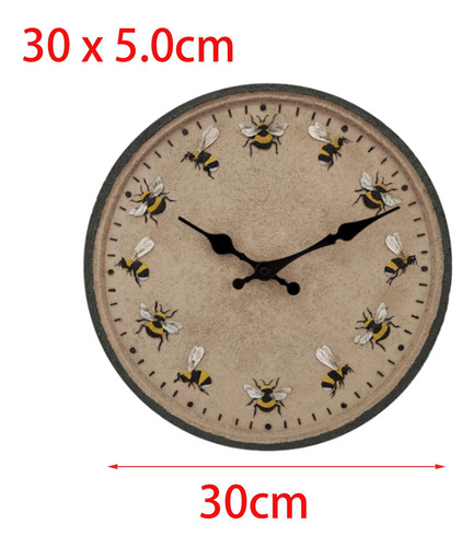 Reloj Al Aire Libre Práctico Reloj De Jardín Redondo Para