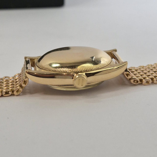 Rolex Oyster Perpetual Bubbleback 1946 Full Gold 32mm Dourado Dourado Branco (Usado)