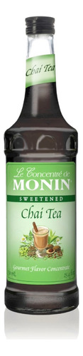 Monin-gourmet Concentrados De Té 750 Ml (vidrio) Chai Tea