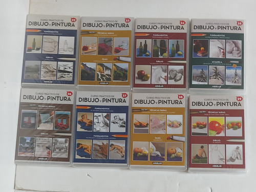Dvd - Curso Práctico De Dibujo Y Pintura - Aguilar 33 Dvds (Usado)