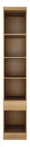 Modulo Criado De Casal Safira Em Mdf 1 Porta Horizonte Cor Cumaru/fendi