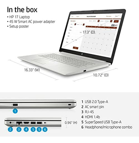 Laptop Hp 17 Core I3 32gb Ram 1tb Ssd