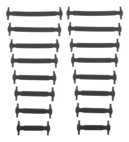 32 Piezas De Cordones De Silicona Elásticos Sin Cordones